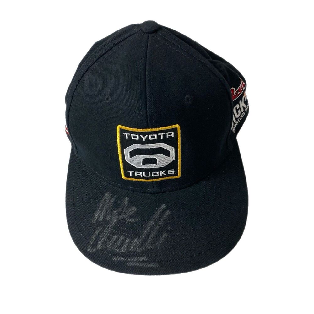 Toyota Trucks Cap Signed By Professional Bass Fisherman Mike Iaconelli Size 7